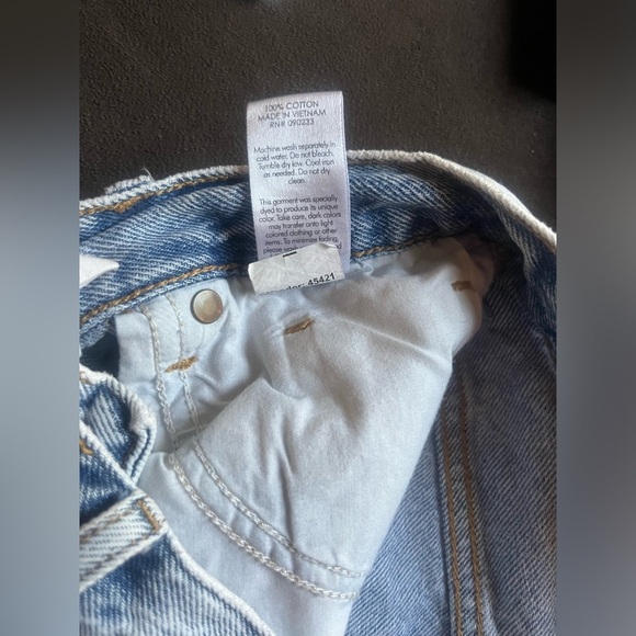 Pacsun vintage high rise Jean shorts - Picture 6 of 6